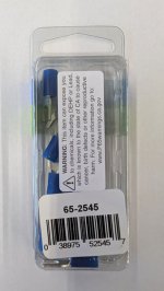 Fork/Spade Insulated 16-14Awg #8 Stud (12Pk) Blue Vinyl