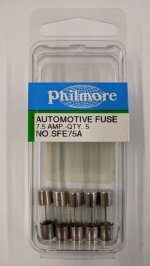 7.5 Amp (SFE) Auto Fuse 32V 1/4" x 7/8" (5Pk)
