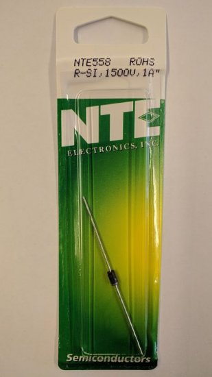 NTE558 Si, Rectifier, Gen Purp, Fast Recovery, 1500V, 0.5A 500NS
