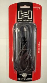 3Ft MIDI Cable, 5-Pin DIN to Same