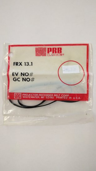 FRX13.1 Flat Rubber Belt 13.1\" IC, .14\" CS, .031\" Wall Thickness