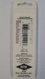 360K Ohm, 1/8W, 2% Metal Film Flameproof Resistor (6Pk)