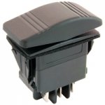 Amber 12V Inc Lighted DPDT (On)-Off-(On) 12V 20A