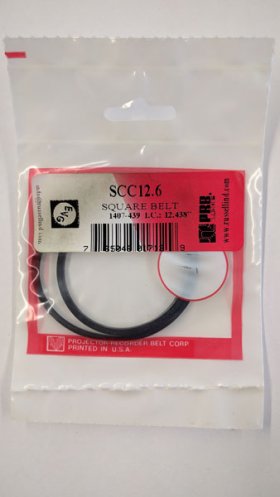 SCC12.6 Square Belt 12.6" IC, .09" CS, .09" Wall Thickness