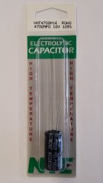 4,700uf 16V 105°C Radial Lead Electrolytic Capacitor