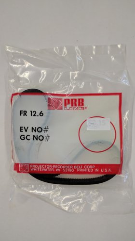 FR12.6 Flat Rubber Belt 12.6" IC, .342" CS, .112" Wall Thickness