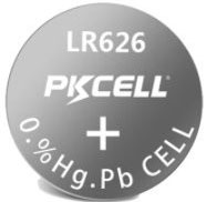 377 PKCell (LR626,AG4) Alkaline 1.5V Button Cell Battery