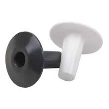 Feed Thru Wall Bushing For RG6 Coax Cable (2Pk) Black