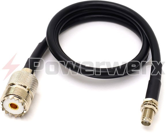 18\" Coax Adapter Jumper SMA Female to SO-239