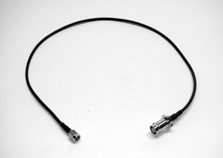 18\" Adapter/Jumper Cable, SMA Male/BNC Female