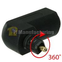 Digital Optical Toslink 90° Adapter