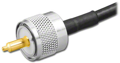 12Ft RG-58A/U Double Shield Cable, PL-259 UHF Plug/Plug