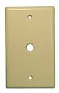 Blank TV/FM Wall Plate Ivory