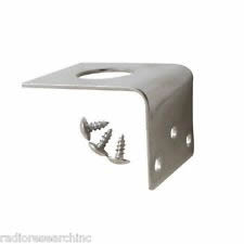 3/8"x24 Stud L Bracket (Stainless Steel) 1/2" Hole