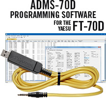 ADMS-70D-USB Programming Software/USB-57B Cable Yaesu FT-70D