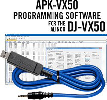 APK-VX50 Programming Software/USB-29A Cable Alinco DJ-VX50