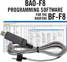 BAO-F8 Programming Software/USB-K4Y Cable Baofeng BF-F8
