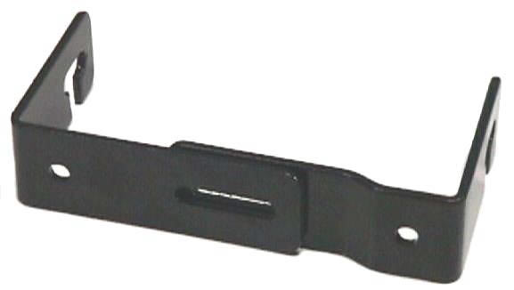 Adjustable Radio Mounting Bracket (3-1/2\" to 4-3/4\") Black
