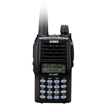 Alinco DJ-A40T UHF 5W Part 90, 128Ch 400-470MHz