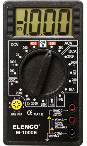 Compact Digital Multimeter Now with LARGER 1\" Display