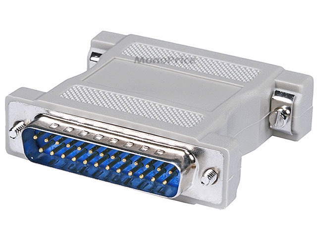 DB25(M)/DB25(M) Molded Gender Changer