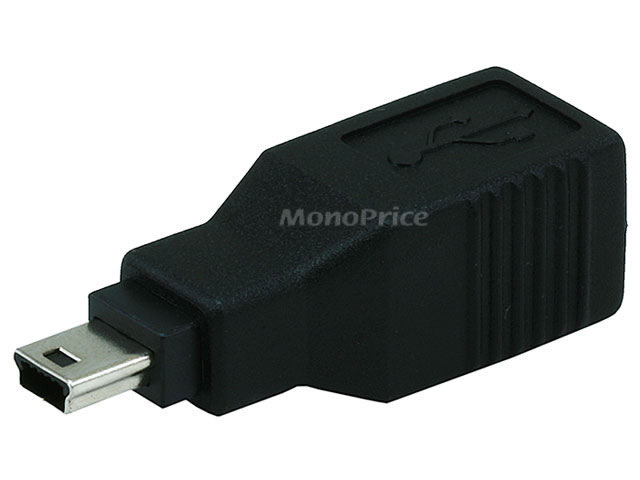 USB 2.0 B Female/Mini B5 Male Adapter