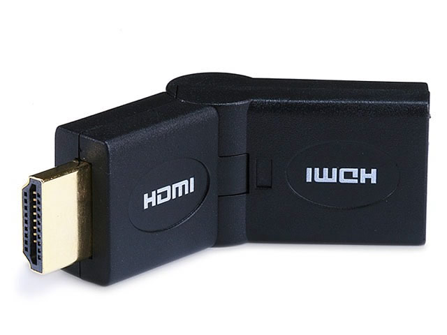 HDMI® Port Saver Adapter (Male to Female) - Swiveling Type