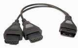 1Ft Joystick Splitter Cable DB15 (1M/2F)