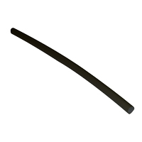 3/64\" Black 48\" Thin Wall 2:1 Polyolefin Heat Shrink Tubing