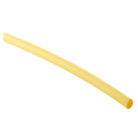 3/32" Yellow 48" Thin Wall 2:1 Polyolefin Heat Shrink Tubing