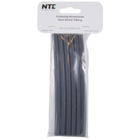1/4" Black Heat Shrink Tubing 3:1 Ratio