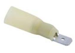 Heat Shrink Male Q.D. Connector 12-10Awg (10Pk)