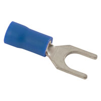 Fork/Spade Insulated Vinyl (PVC) 16-14Awg 1/4" Stud (10Pk)
