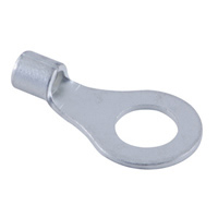 Ring Terminal Non-Insulated 12-10Awg 1/4" Stud (10Pk)