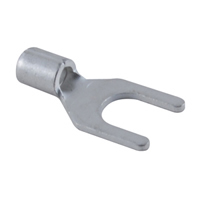 Fork/Spade Terminal Non-Insulated 16-14Awg #4 Stud (10Pk)