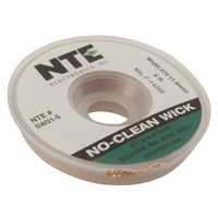 Solder Wick No-Clean #3 Green 0.075" (1.9mm) Length 5Ft