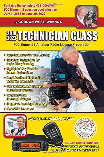 2018-2022 Technician Class Book by Gordon West, WB6NOA