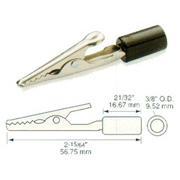 Insulated Alligator Clip (5 Black) Plastic Handle