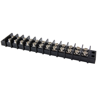 12-Pole 20Amp 300V Dual Row Terminal Block 9.5mm Pitch