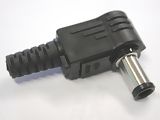 Size D 5.5/3.3/1mmPin 90° Coaxial DC Power Plug Inline