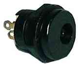 Size T 6.5/4.3/1.4mm Coaxial DC Power Jack Panel Mount Plastic