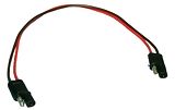 2-Wire Polarized Trailer Wire Harness 12" 16Awg
