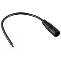 Female DC Connector 5.5/2.1mm 10' Cable