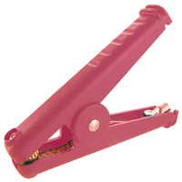 Fully Insulated 500A Heavy Duty Clamp Red