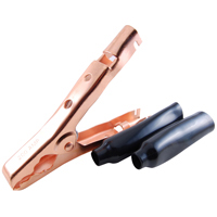 Plier-Type Copper Plated Steel Clip, 200 Amp Black