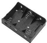 3 "D" Battery Holder (Solder Lug)