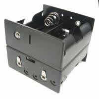 4 "D" Battery Holder (Solder Lug) 6V