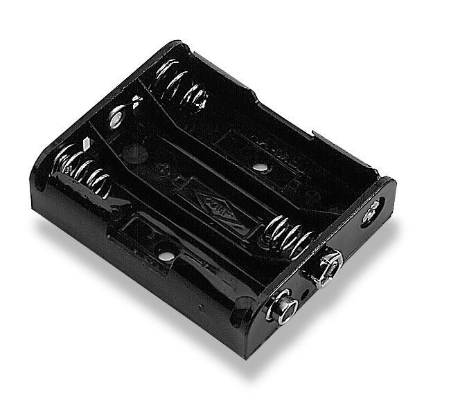 3 "AA" Battery Holder (9-Volt Snap)