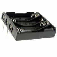 4 "AAA" Battery Holder (PCB Mount)
