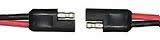 2-Wire Polarized Trailer Wire Harness 24" 8Awg